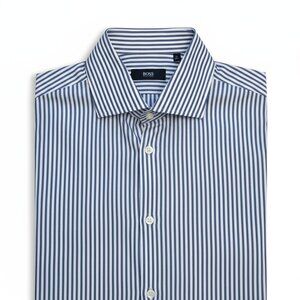 Hugo Boss Button Down Dress Shirt - Size Medium Sharp Fit
